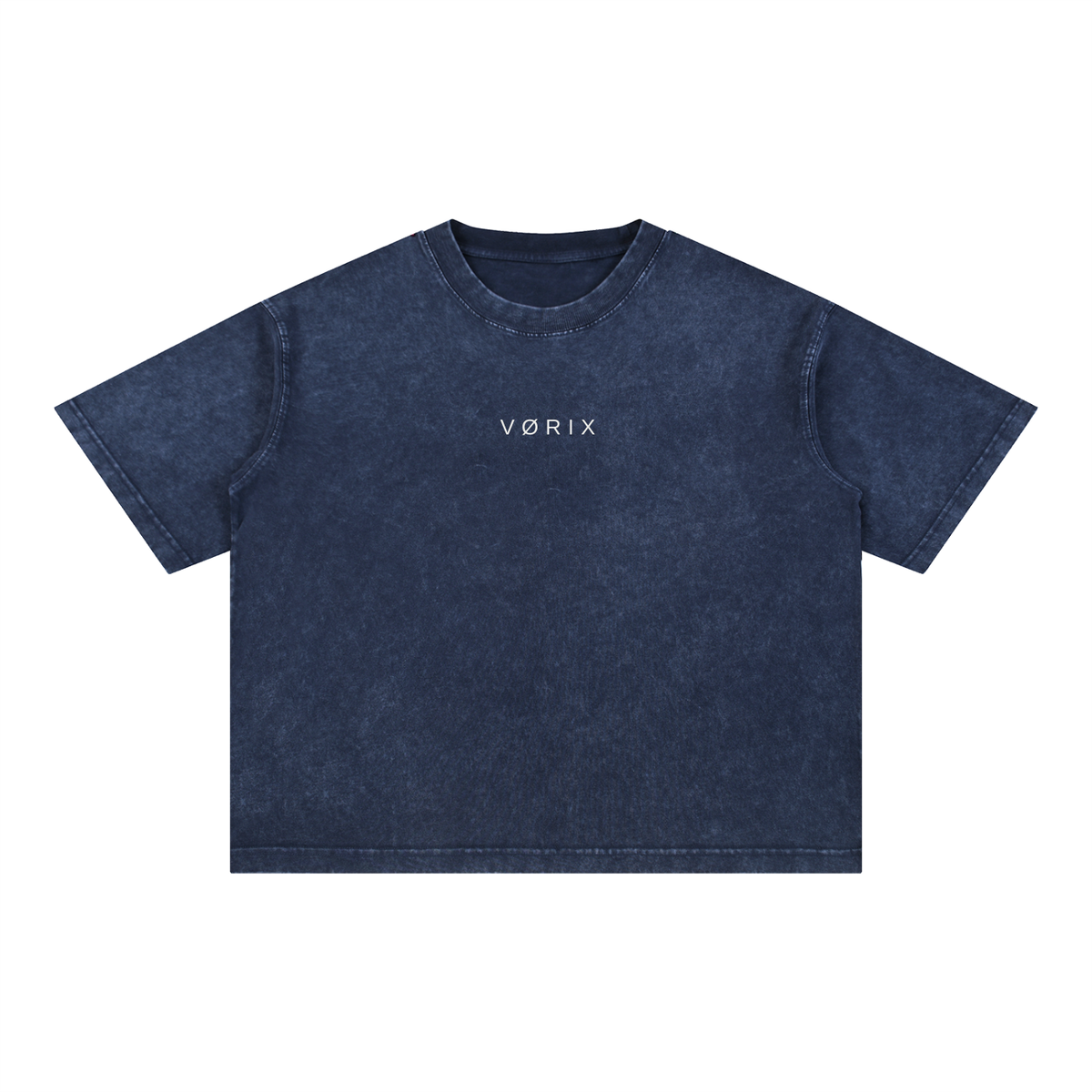 VORIX Division / 002 oversized T-shirt in Navy, front view