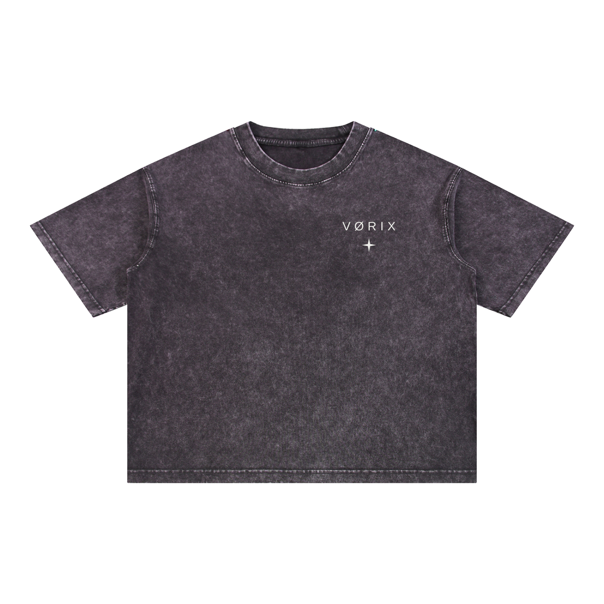 VORIX Noir / 003 oversized T-shirt in Dark Grey, front view
