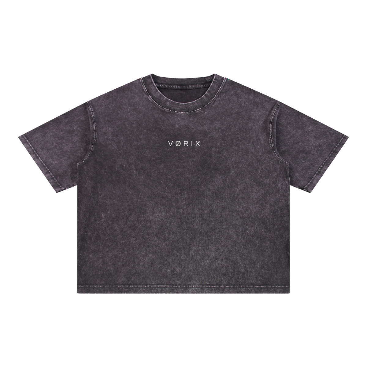 VORIX Division / 002 oversized T-shirt in Dark Grey, front view